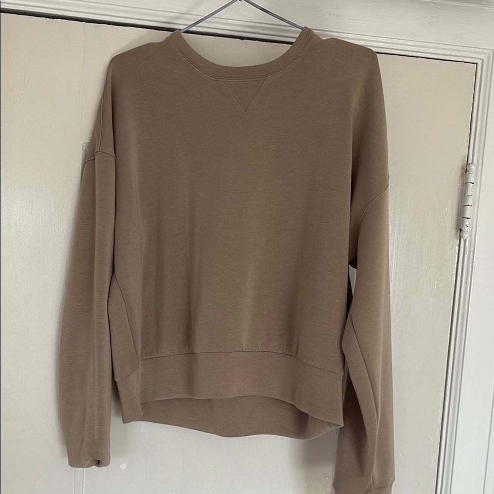 Spanx neutral M  Crewneck Sweatshirt